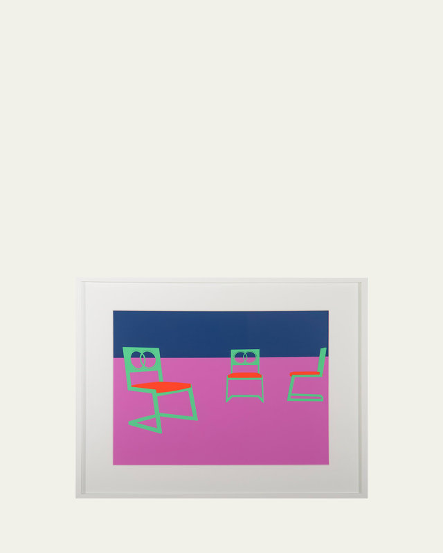 "Study Of Chairs 2" Print Wall Art by Michael Wolk